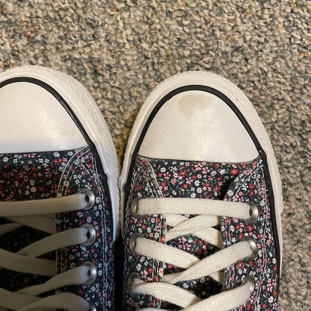 Floral Patterned Platform Converse - image 3